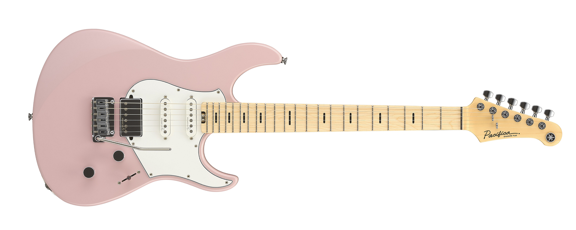 Yamaha PACS+12M ASP 6-String RH Pacifica Standard Plus Solidbody Electric Guitar w/ Maple Fingerboard  in Ash Pink