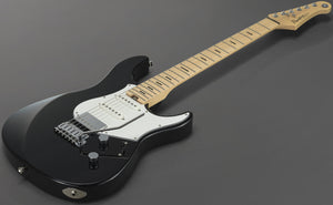 Yamaha PACS+12M BL 6-String RH Pacifica Standard Plus Solidbody Electric Guitar with Maple Fingerboard in Black