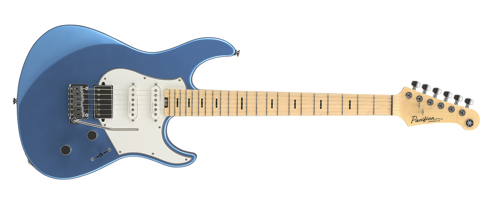 Yamaha PACS+12M SB 6-String RH Pacifica Standard Plus Solidbody Electric Guitar w/ Rosewood Fingerboard in Sparkling Blue