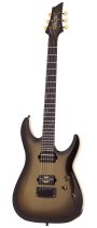 Schecter C-1 50th Anniversary Electric Guitar, Gold Burst 4135-SHC