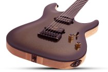 Schecter C-1 50th Anniversary Electric Guitar, Gold Burst 4135-SHC