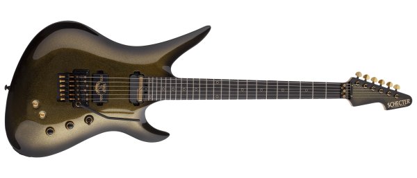 Schecter Avenger FR-S 50th Anniversary Electric Guitar, Gold Burst 4138-SHC