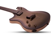 Schecter Tempest 50th Anniversary Left-Handed Electric Guitar, Gold Burst 4140-SHC