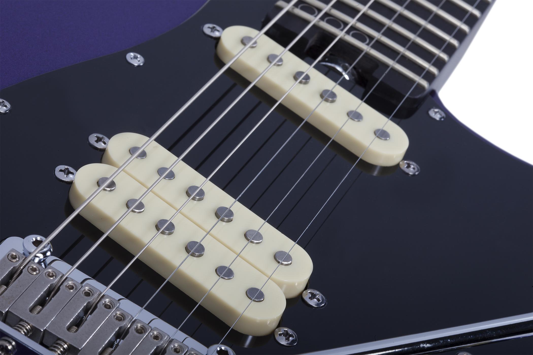 Schecter MV-6 Electric Guitar, Metallic Purple 4200-SHC - The