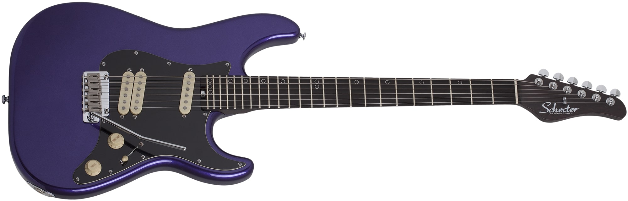 Schecter MV-6 Electric Guitar, Metallic Purple 4200-SHC
