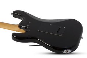 Schecter MV-6 Solidbody Electric Guitar, Gloss Black 4201-SHC