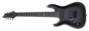 Schecter Hellraiser Hybrid C-7 Series 7 String LH Electric Guitar - Trans Black Burst 1930-SHC