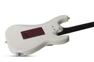 Schecter MV-6 Left Handed Electric Guitar, Olympic White 4205-SHC