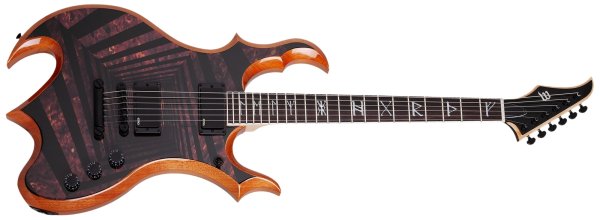 Schecter Wylde Audio Wrathmaker Electric Guitar, Tortoise Shell Corridors 4591-SHC