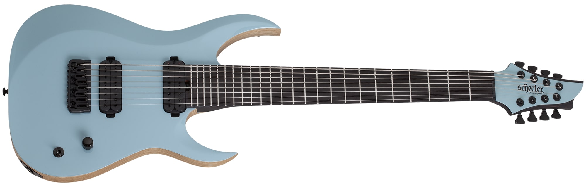 Schecter John Browne Tao-8 8-String Electric Guitar, Azure 470-SHC