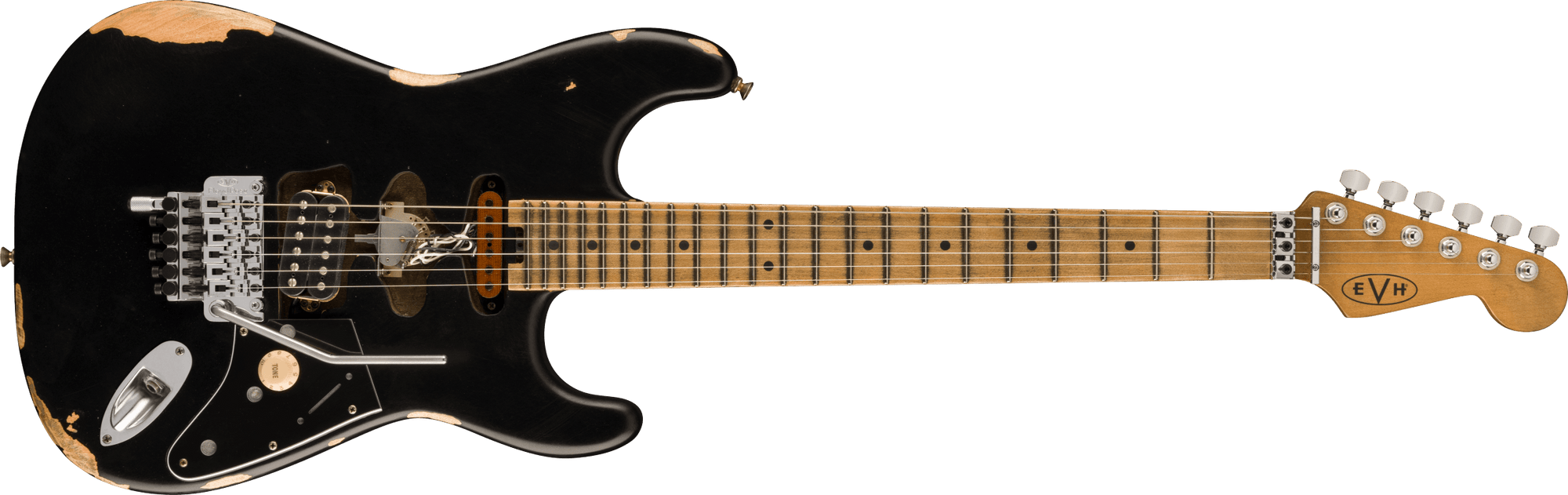 EVH Frankenstein Relic Series, Maple Fingerboard, Black 5108005503