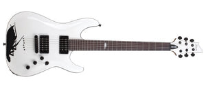 Shecter C-1 Jerry Horton 25th Anniversary Electric Guitar, White 523-SHC