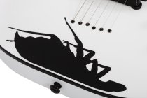 Shecter C-1 Jerry Horton 25th Anniversary Electric Guitar, White 523-SHC