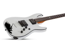Shecter C-1 Jerry Horton 25th Anniversary Electric Guitar, White 523-SHC