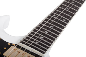 Schecter ZV-H6LLYW66D Electric Guitar, Gloss White 542-SHC