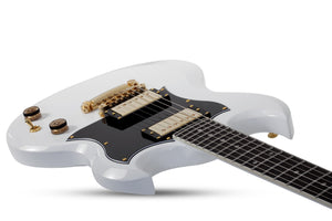 Schecter ZV-H6LLYW66D Electric Guitar, Gloss White 542-SHC