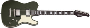 Schecter Jack Fowler PT Electric Guitar, Drab Green 553-SHC