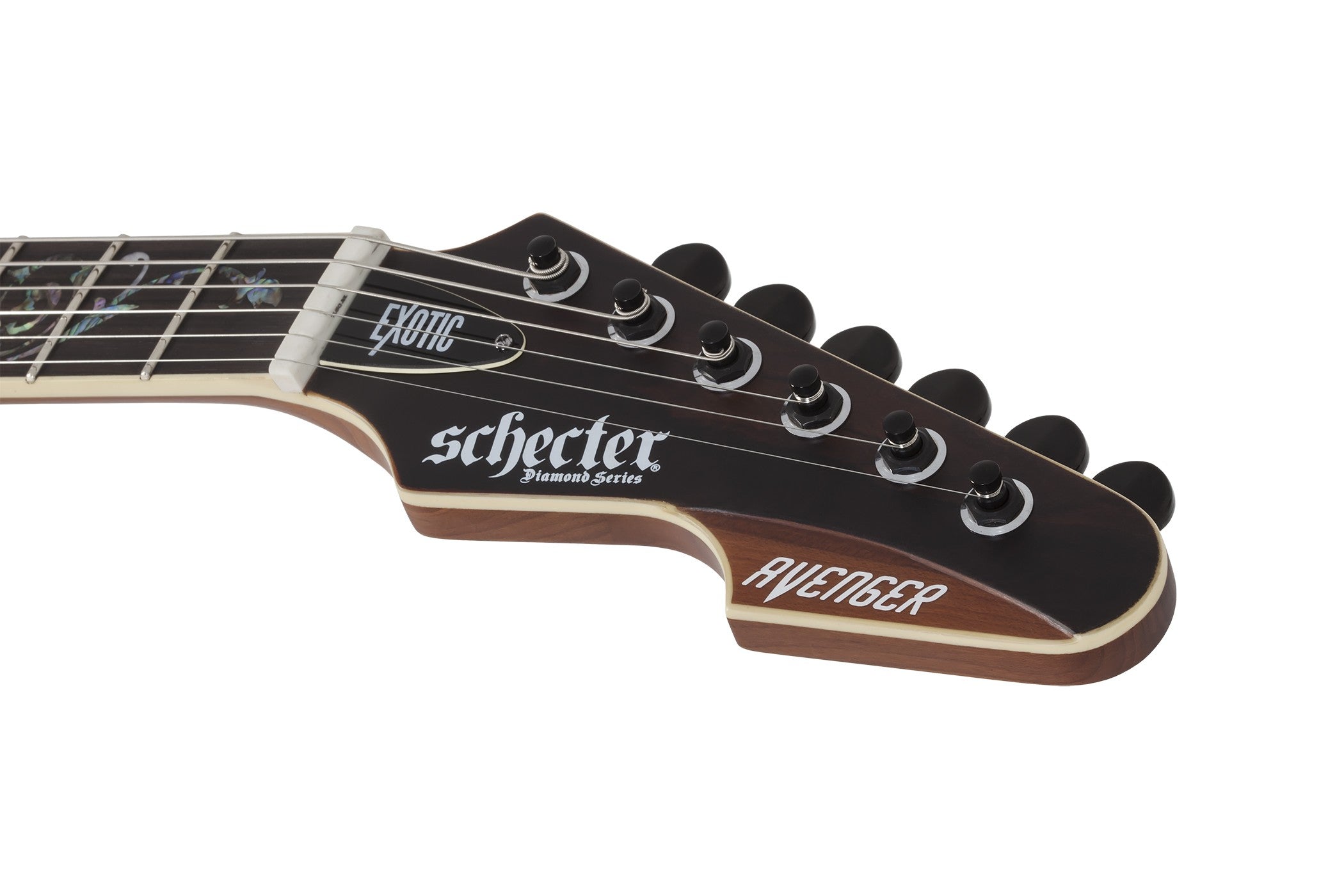 Schecter Avenger Exotic Electric Guitar, Ziricote 581-SHC - The