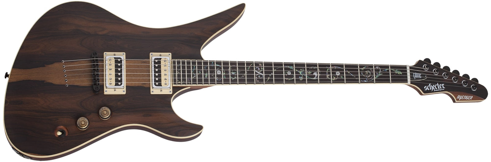 Schecter Avenger Exotic Electric Guitar, Ziricote 581-SHC