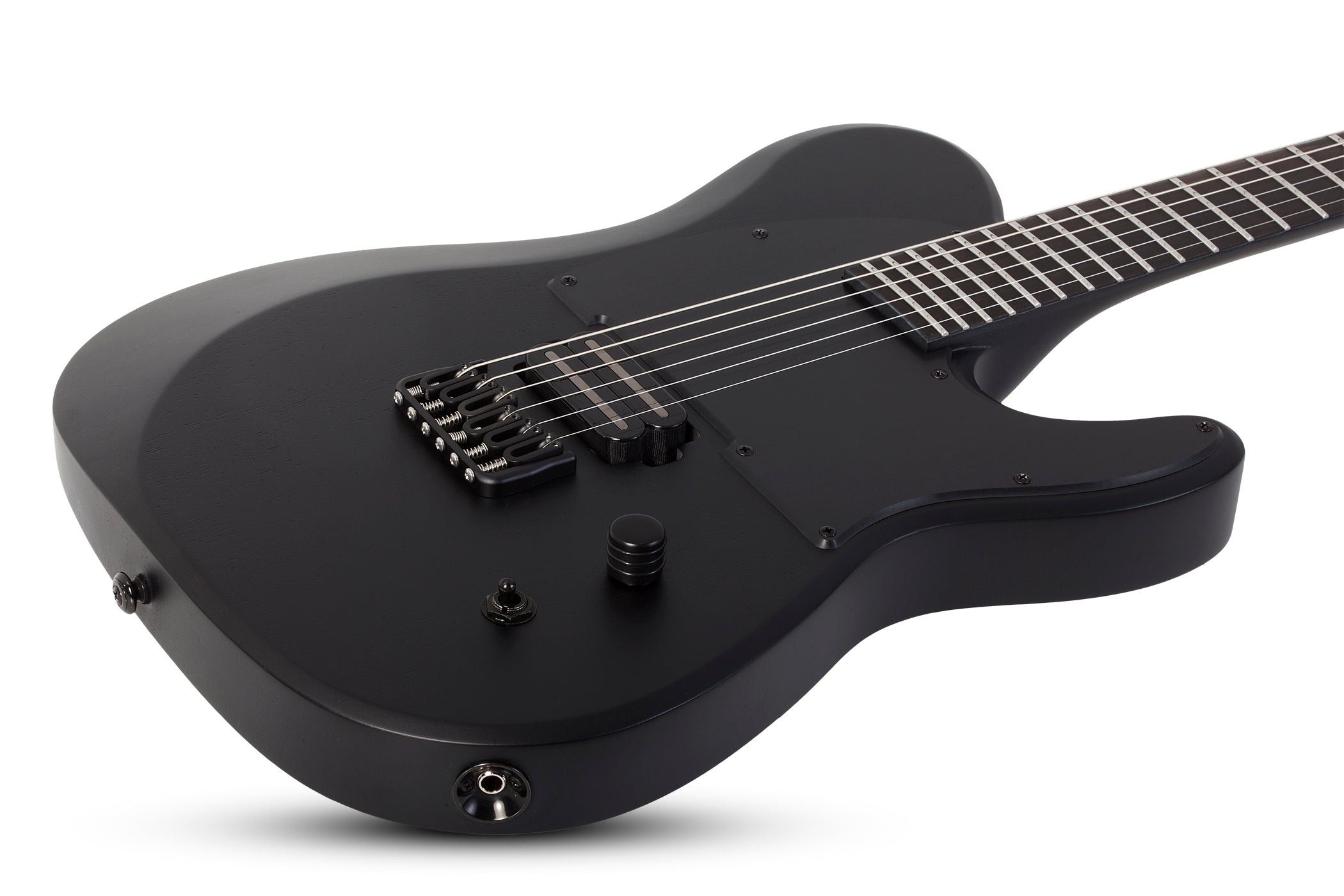 Schecter PT Black Ops Electric Guitar, Satin Black Open Pore 620