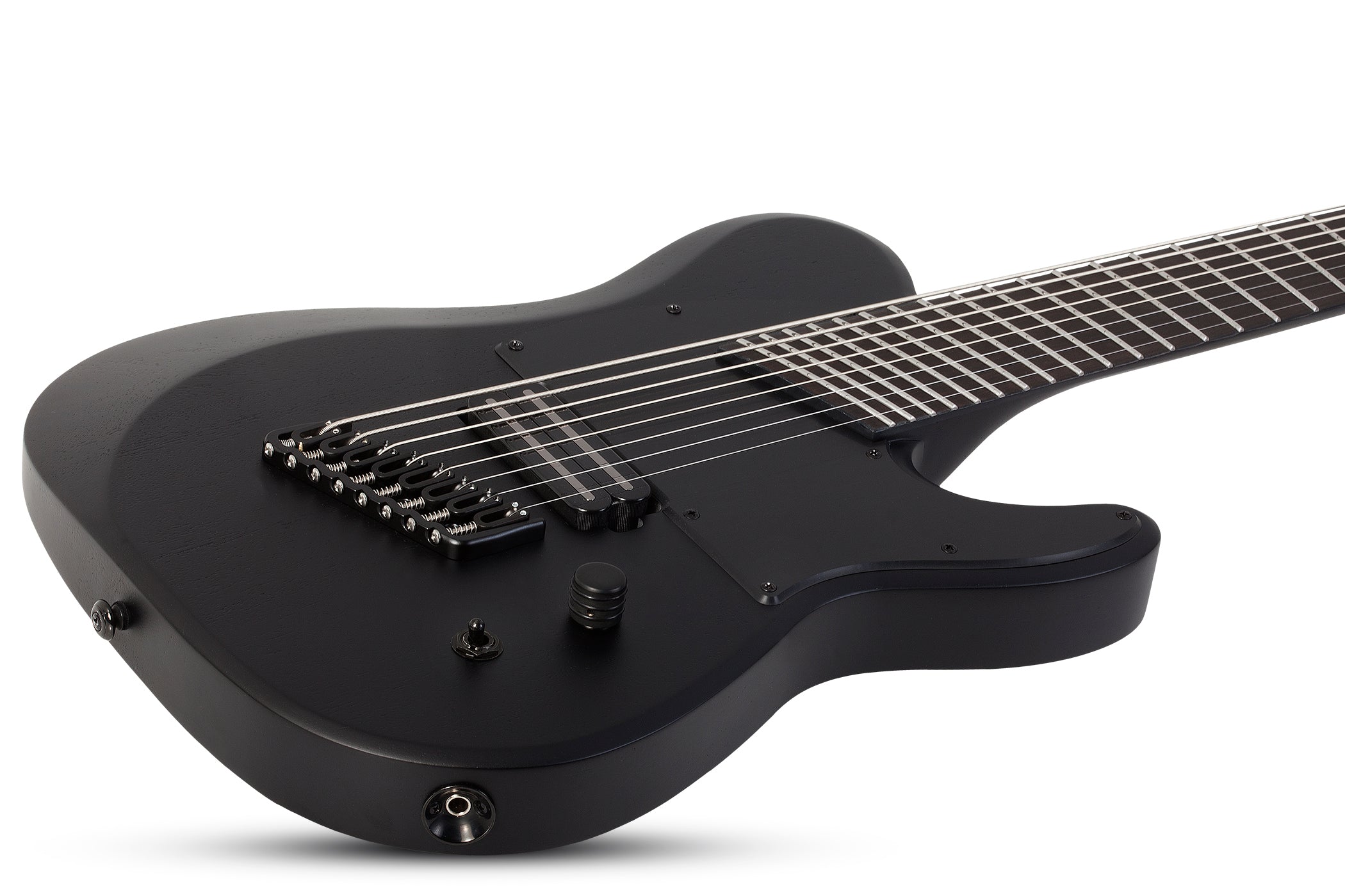 Schecter PT-8 Black Ops 8 String Multiscale Electric Guitar, Satin