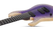 Schecter John Browne Tao-8 Left-Handed 8-String Electric Guitar, Ozone Burst 637-SHC