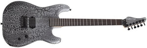 Schecter John Browne Zenith USA Signature Electric Guitar with Case, Fracture White 7190-SHC