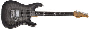 Schecter Japan California Classic Electric Guitar With Hardcase, Charcoal Burst 7302-SHC