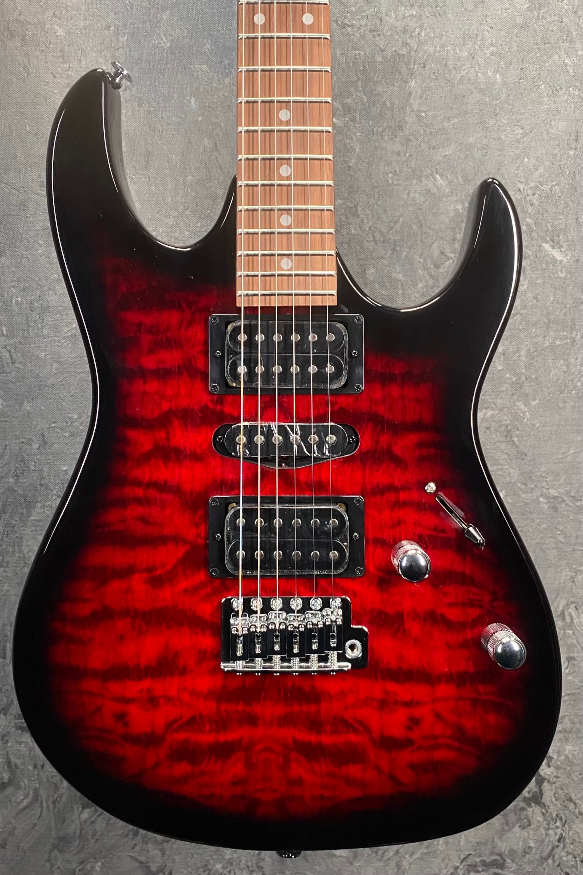 Ibanez GRX70QATRB Gio GRX70QA - Translucent Red Burst - The Guitar