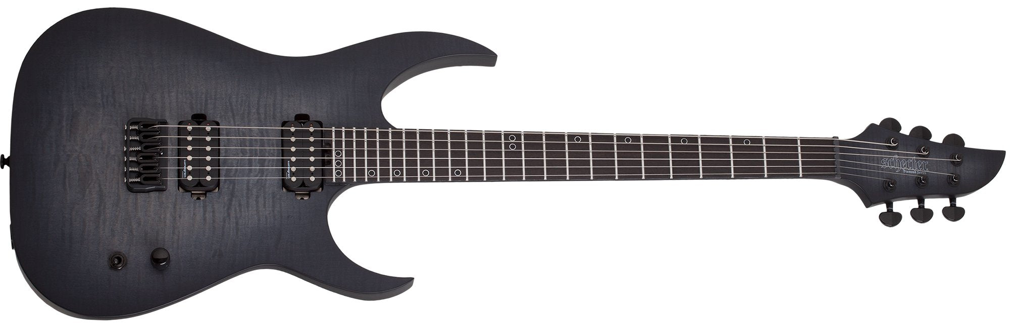 Schecter KM-6 MK-III Legacy Electric Guitar, Transparent Black Burst 873-SHC