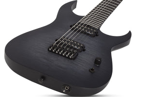 Schecter KM-7 MK-III Legacy 7-String Electric Guitar, Transparent Black Burst Item 875-SHC