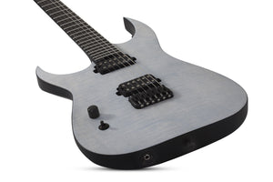 Schecter KM-6 MK-III Legacy Left-Handed Electric Guitar, Transparent White Satin 876-SHC