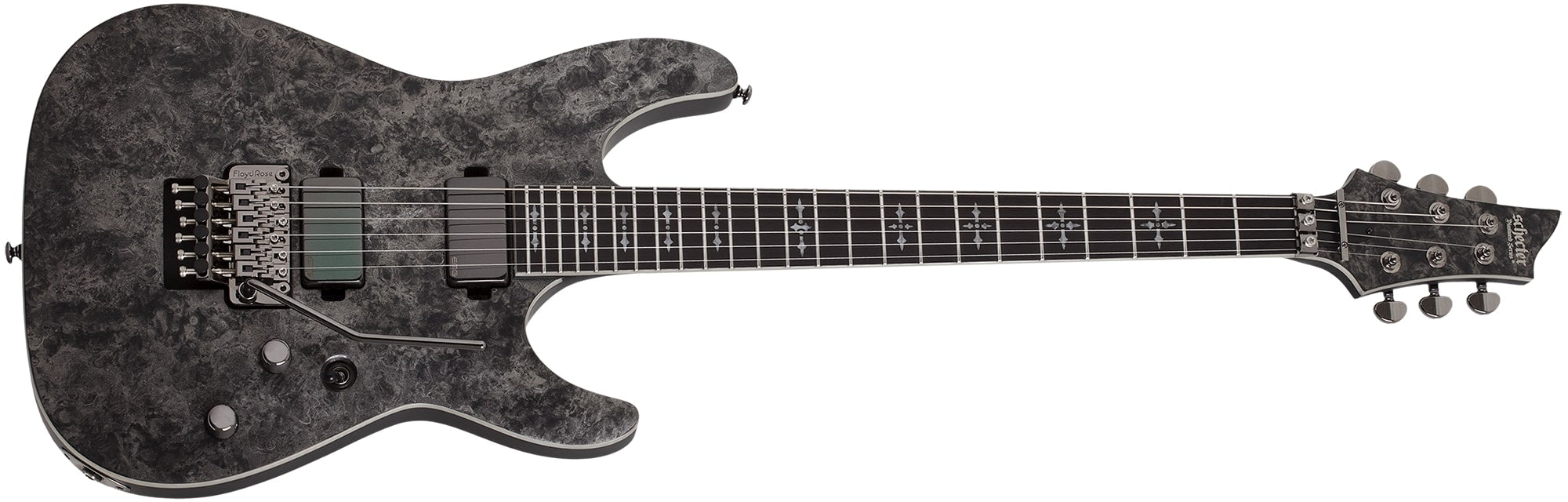 Schecter Ernie C C-1 Electric Guitar, Black Reign 911-SHC
