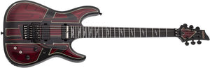 Schecter C-1 FR-S Przym Vespid Electric Guitar, Metallic Red 927-SHC
