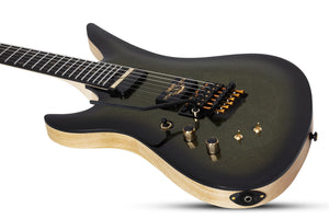 Schecter Avenger FR-S 50th Anniversary Left-Handed Electric Guitar, Gold Burst 4142-SHC