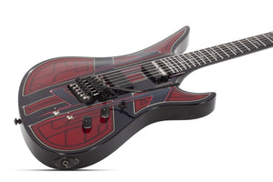 Schecter Avenger FR-S Przym Vespid Electric Guitar, Metallic Red 928-SHC