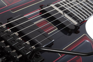 Schecter Avenger FR-S Przym Vespid Electric Guitar, Metallic Red 928-SHC