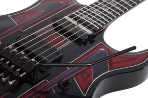 Schecter Avenger FR-S Przym Vespid Electric Guitar, Metallic Red 928-SHC