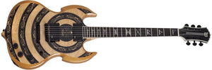 Schecter Wylde Audio Barbarian Norse Dragon Raw Top 4574-SHC