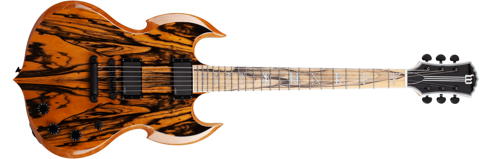 Schecter Wylde Audio Barbarian Pale Moon Ebony Electric Guitar, Gloss Natural 4587-SHC