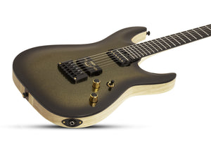 Schecter C-1 50th Anniversary Electric Guitar, Gold Burst 4135-SHC