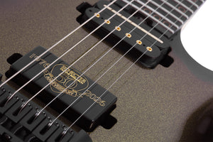 Schecter C-1 50th Anniversary Electric Guitar, Gold Burst 4135-SHC