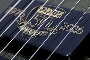Schecter C-1 50th Anniversary Electric Guitar, Gold Burst 4135-SHC