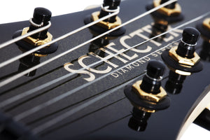 Schecter C-1 50th Anniversary Electric Guitar, Gold Burst 4135-SHC