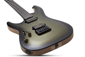 Schecter C-1 50th Anniversary Left-Handed Electric Guitar, Gold Burst 4139-SHC