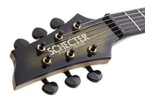 Schecter C-1 50th Anniversary Left-Handed Electric Guitar, Gold Burst 4139-SHC