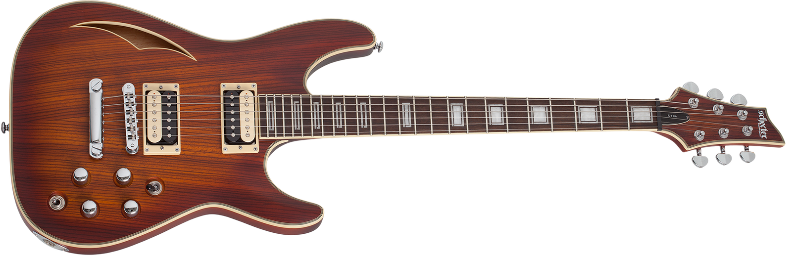 Schecter C-1 Acoustic Electirc Classic Faded Vintage Sunburst 642-SHC