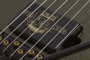Schecter C-1 FR-S 50th Anniversary Electric Guitar, Gold Burst 4137-SHC