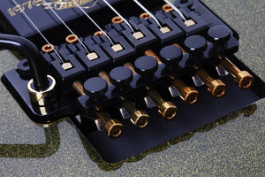 Schecter C-1 FR-S 50th Anniversary Left-Handed Electric Guitar, Gold Burst 4141-SHC