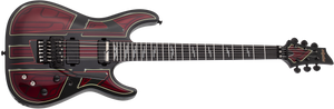 Schecter C-1 FR-S Przym Vespid Electric Guitar, Metallic Red 927-SHC